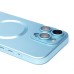 Чехол-накладка для Apple iPhone 16 Pro Max (голубой) - SM020 Matte SafeMag