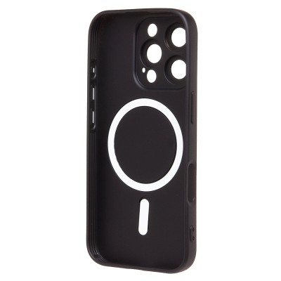 Чехол-накладка для Apple iPhone 16 Pro (черный) - SM020 Matte SafeMag