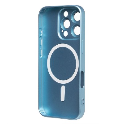 Чехол-накладка для Apple iPhone 16 Pro (голубой) - SM020 Matte SafeMag