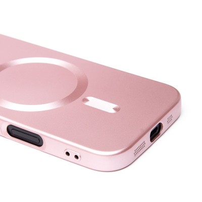 Чехол-накладка для Apple iPhone 16 Pro (светло-розовый) - SM020 Matte SafeMag