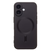 Чехол-накладка для Apple iPhone 16 (черный) - SM020 Matte SafeMag