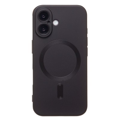 Чехол-накладка для Apple iPhone 16 (черный) - SM020 Matte SafeMag