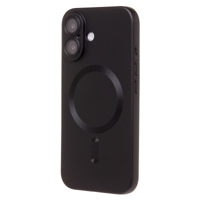 Чехол-накладка для Apple iPhone 16 (черный) - SM020 Matte SafeMag