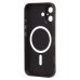 Чехол-накладка для Apple iPhone 16 (черный) - SM020 Matte SafeMag