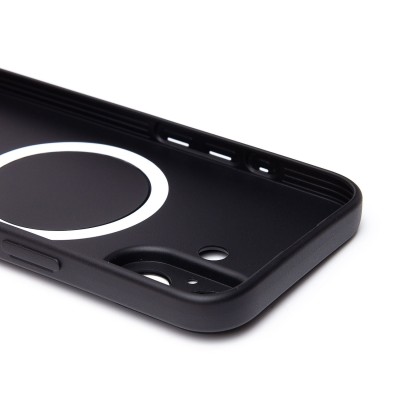 Чехол-накладка для Apple iPhone 16 (черный) - SM020 Matte SafeMag