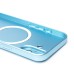 Чехол-накладка для Apple iPhone 16 (голубой) - SM020 Matte SafeMag