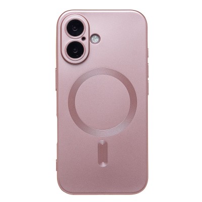 Чехол-накладка для Apple iPhone 16 (светло-розовый) - SM020 Matte SafeMag