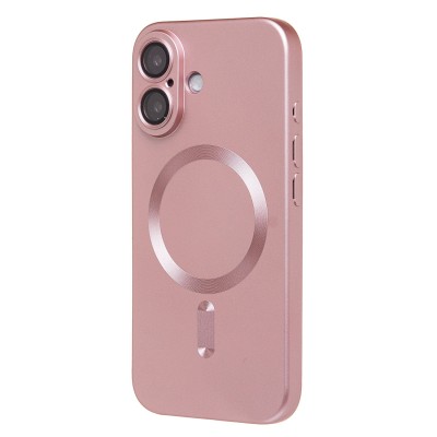 Чехол-накладка для Apple iPhone 16 (светло-розовый) - SM020 Matte SafeMag