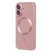 Чехол-накладка для Apple iPhone 16 (светло-розовый) - SM020 Matte SafeMag