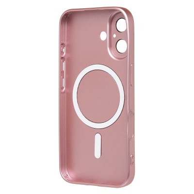 Чехол-накладка для Apple iPhone 16 (светло-розовый) - SM020 Matte SafeMag