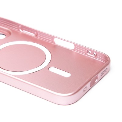 Чехол-накладка для Apple iPhone 16 (светло-розовый) - SM020 Matte SafeMag