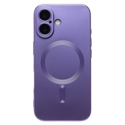 Чехол-накладка для Apple iPhone 16 (сиреневый) - SM020 Matte SafeMag