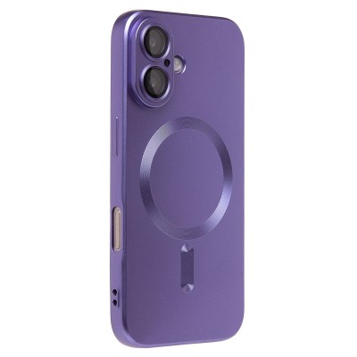 Чехол-накладка для Apple iPhone 16 (сиреневый) - SM020 Matte SafeMag