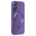 Чехол-накладка для Apple iPhone 16 (сиреневый) - SM020 Matte SafeMag