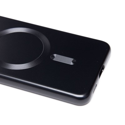 Чехол-накладка для Samsung Galaxy S21 FE (черный) - SM020 Matte SafeMag