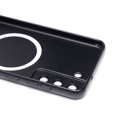 Чехол-накладка для Samsung Galaxy S21 FE (черный) - SM020 Matte SafeMag