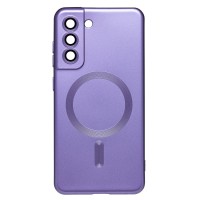 Чехол-накладка для Samsung Galaxy S21 FE (сиреневый) - SM020 Matte SafeMag