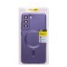 Чехол-накладка для Samsung Galaxy S21 FE (сиреневый) - SM020 Matte SafeMag