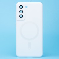Чехол-накладка для Samsung Galaxy S21 FE (белый) - SM020 Matte SafeMag