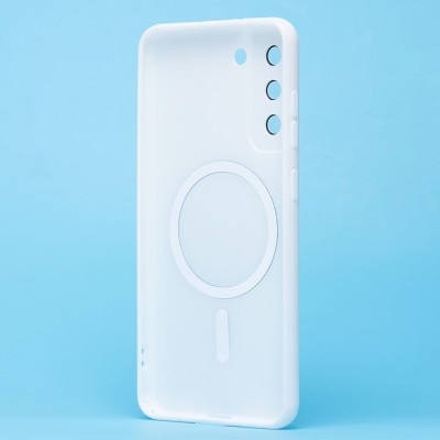Чехол-накладка для Samsung Galaxy S21 FE (белый) - SM020 Matte SafeMag