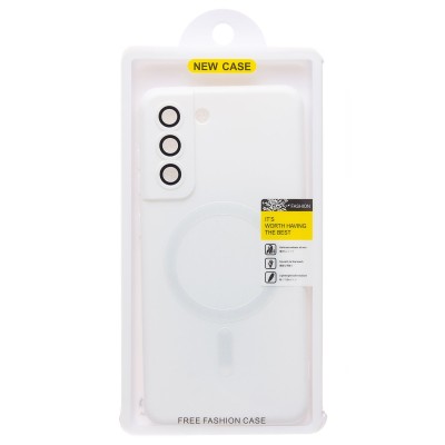 Чехол-накладка для Samsung Galaxy S21 FE (белый) - SM020 Matte SafeMag