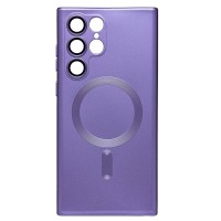 Чехол-накладка для Samsung Galaxy S22 Ultra (сиреневый) - SM020 Matte SafeMag