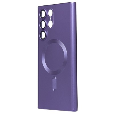 Чехол-накладка для Samsung Galaxy S22 Ultra (сиреневый) - SM020 Matte SafeMag