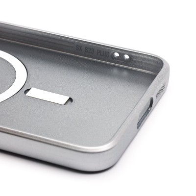 Чехол-накладка для Samsung Galaxy S23 Plus (титановый) - SM020 Matte SafeMag