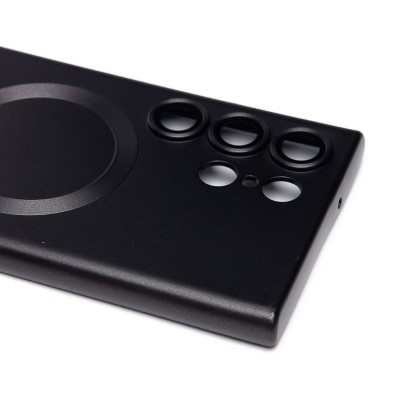 Чехол-накладка для Samsung Galaxy S23 Ultra (черный) - SM020 Matte SafeMag