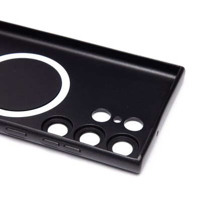 Чехол-накладка для Samsung Galaxy S23 Ultra (черный) - SM020 Matte SafeMag