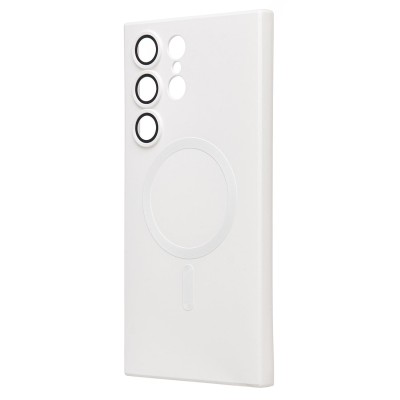 Чехол-накладка для Samsung Galaxy S23 Ultra (белый) - SM020 Matte SafeMag Чехол-накладка для Samsung Galaxy S23 Ultra (белый) - SM020 Matte SafeMag