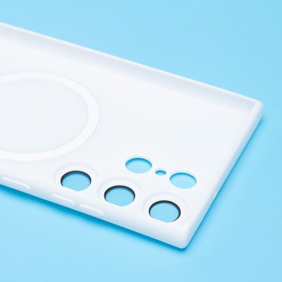 Чехол-накладка для Samsung Galaxy S23 Ultra (белый) - SM020 Matte SafeMag Чехол-накладка для Samsung Galaxy S23 Ultra (белый) - SM020 Matte SafeMag