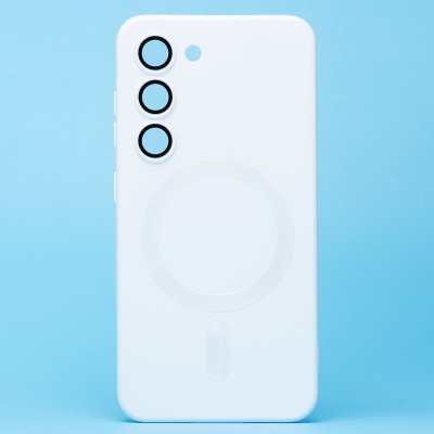 Чехол-накладка для Samsung Galaxy S23 (белый) - SM020 Matte SafeMag