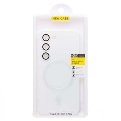 Чехол-накладка для Samsung Galaxy S23 (белый) - SM020 Matte SafeMag