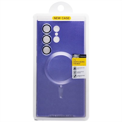 Чехол-накладка для Samsung Galaxy S24 Ultra (сиреневый) - SM020 Matte SafeMag