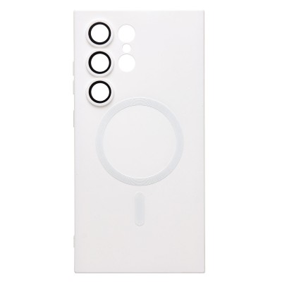 Чехол-накладка для Samsung Galaxy S24 Ultra (белый) - SM020 Matte SafeMag