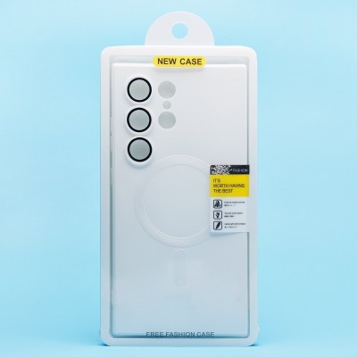 Чехол-накладка для Samsung Galaxy S24 Ultra (белый) - SM020 Matte SafeMag