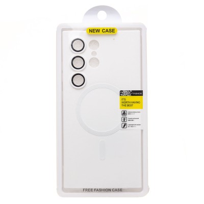 Чехол-накладка для Samsung Galaxy S24 Ultra (белый) - SM020 Matte SafeMag