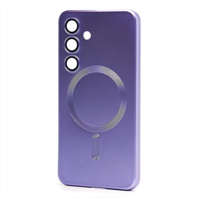 Чехол-накладка для Samsung Galaxy S24 (сиреневый) - SM020 Matte SafeMag