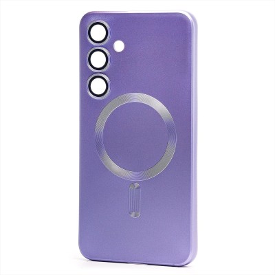Чехол-накладка для Samsung Galaxy S24+ (сиреневый) - SM020 Matte SafeMag