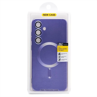 Чехол-накладка для Samsung Galaxy S24+ (сиреневый) - SM020 Matte SafeMag