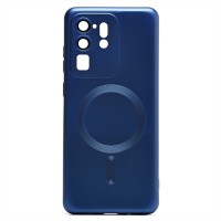 Чехол-накладка для Samsung G988 Galaxy S20 Ultra (темно-синий) - SM020 Matte SafeMag