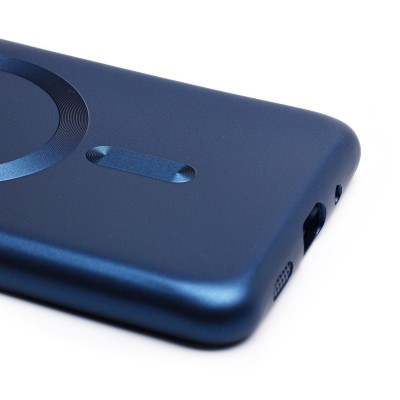 Чехол-накладка для Samsung G988 Galaxy S20 Ultra (темно-синий) - SM020 Matte SafeMag