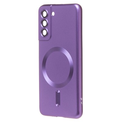 Чехол-накладка для Samsung G991 Galaxy S21 (сиреневый) - SM020 Matte SafeMag