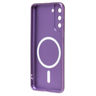Чехол-накладка для Samsung G991 Galaxy S21 (сиреневый) - SM020 Matte SafeMag
