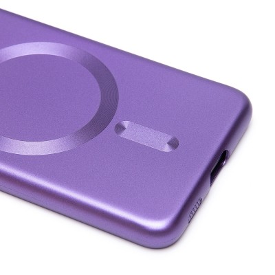 Чехол-накладка для Samsung G991 Galaxy S21 (сиреневый) - SM020 Matte SafeMag