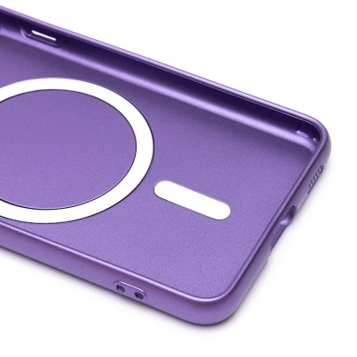 Чехол-накладка для Samsung G991 Galaxy S21 (сиреневый) - SM020 Matte SafeMag