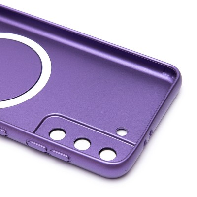 Чехол-накладка для Samsung G991 Galaxy S21 (сиреневый) - SM020 Matte SafeMag