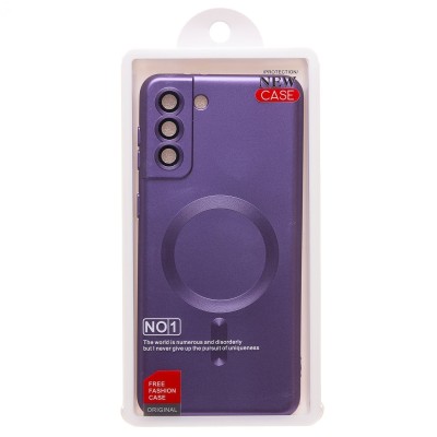 Чехол-накладка для Samsung G996 Galaxy S21+ (сиреневый) - SM020 Matte SafeMag