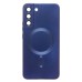 Чехол-накладка для Samsung S906 Galaxy S22+ (темно-синий) - SM020 Matte SafeMag